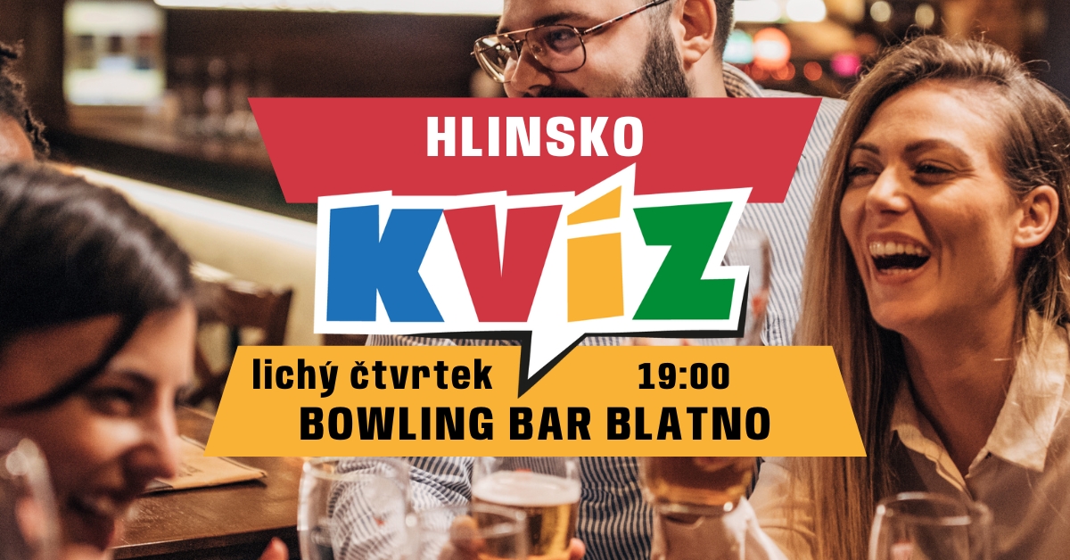 Bowling Bar Blatno zve na první kolo Chytrého kvízu a pizzu zdarma pro každý přihlášený tým