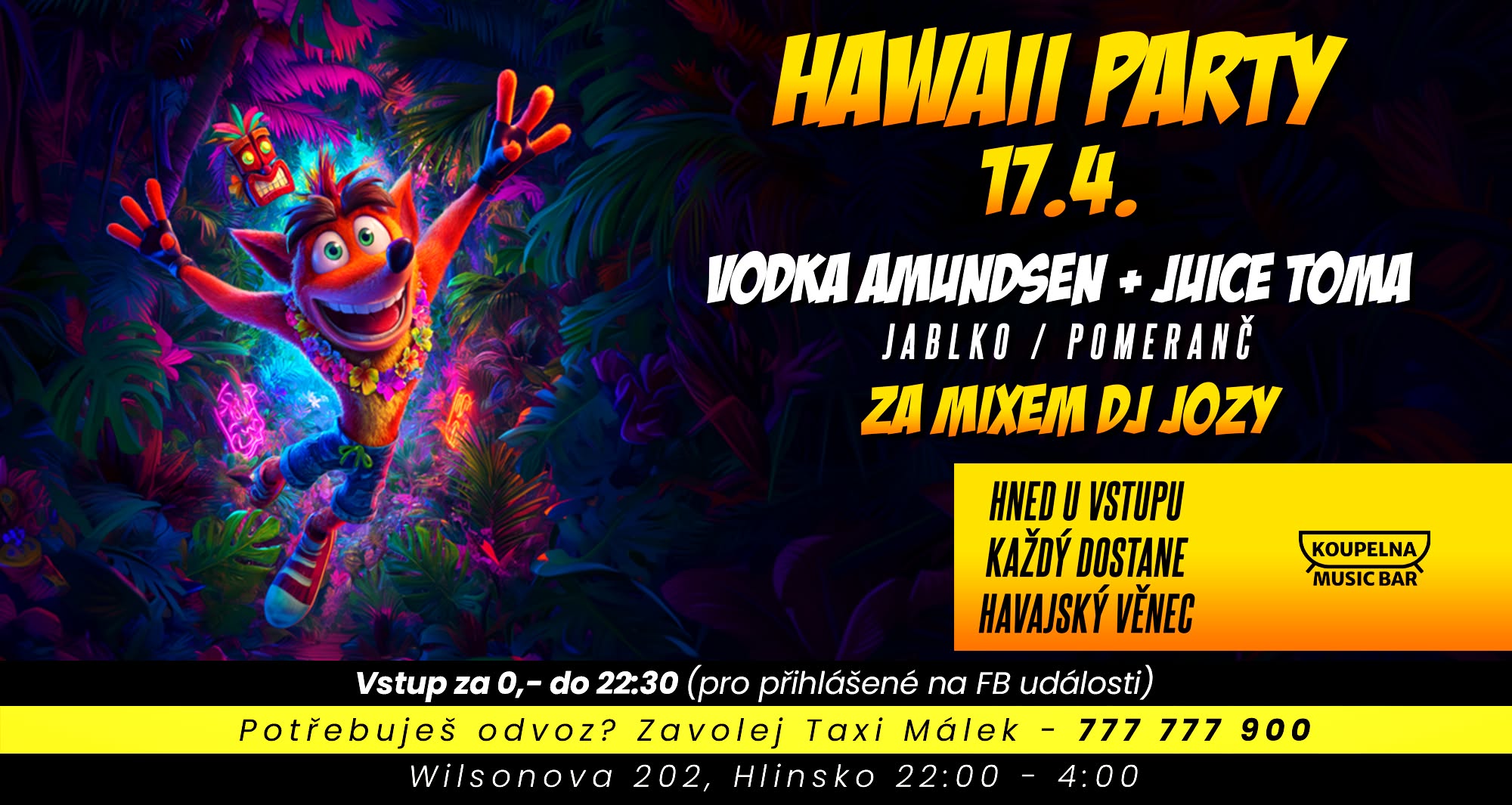 HAWAII PARTY | DJ Jozy | Vodka Amundsen + Juice