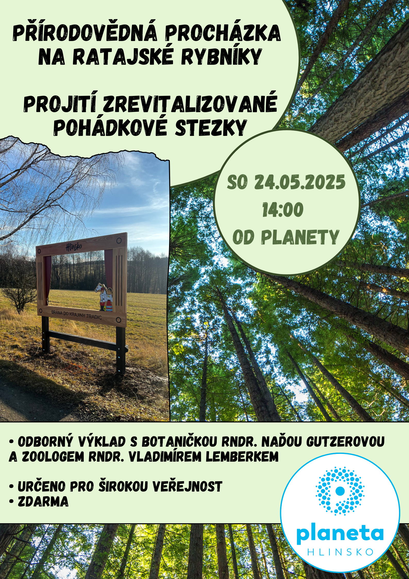 Planeta zve na přírodovědnou procházku na Ratajské rybníky