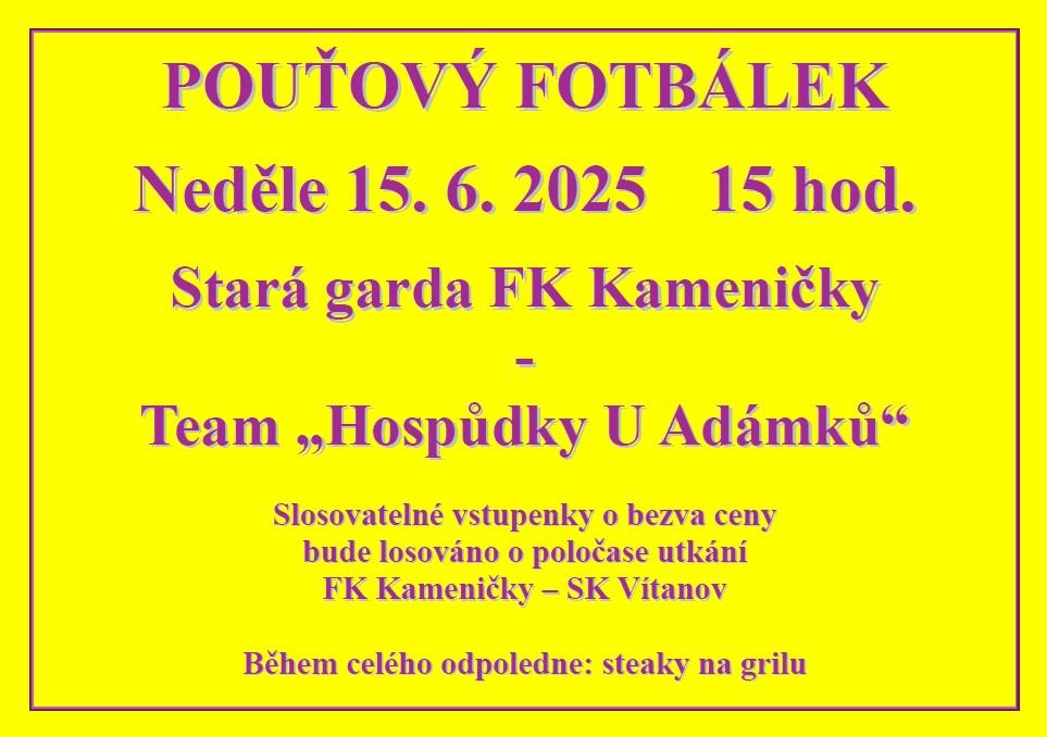 Pouťový fotbálek