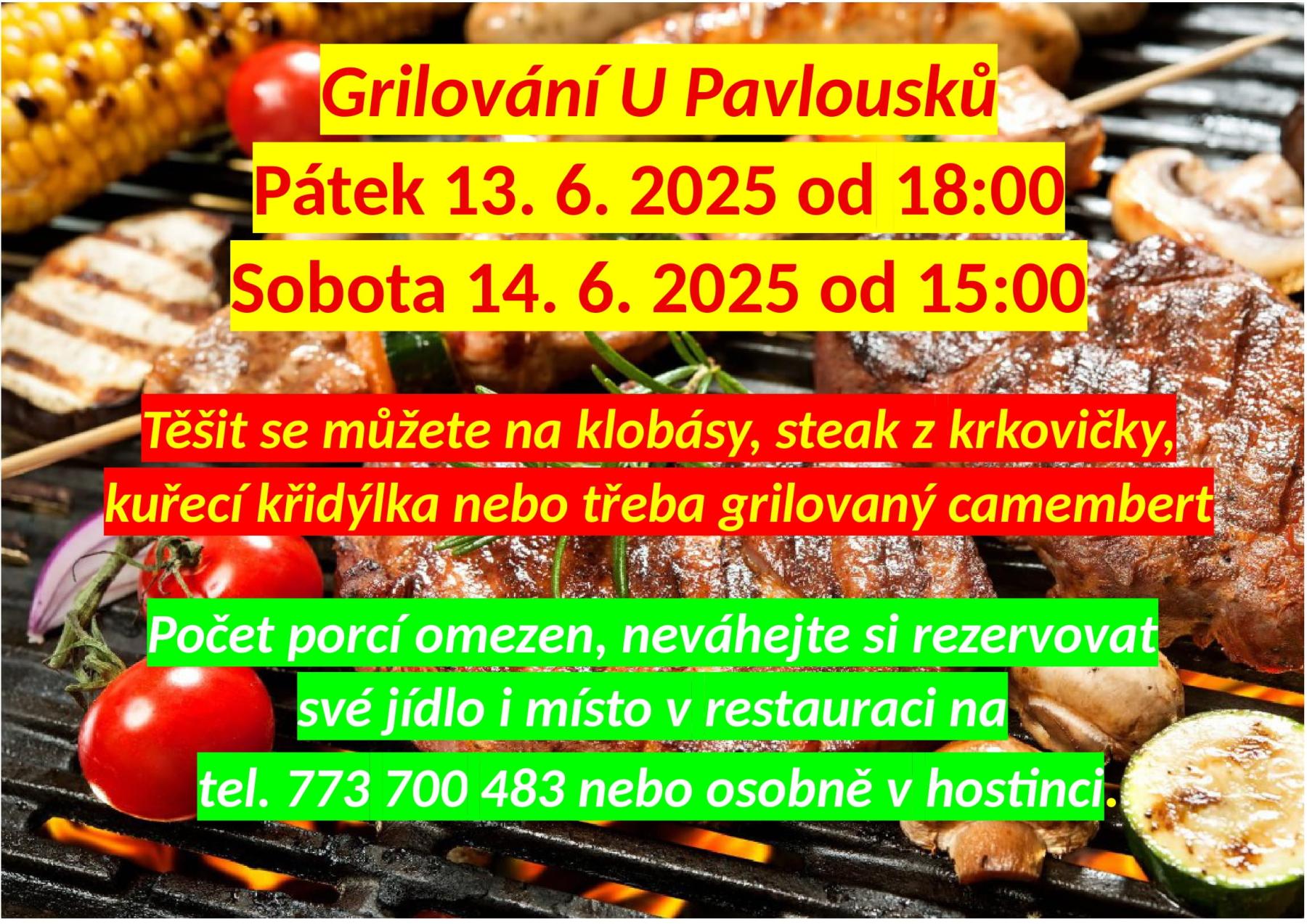 Grilování U Pavlousků