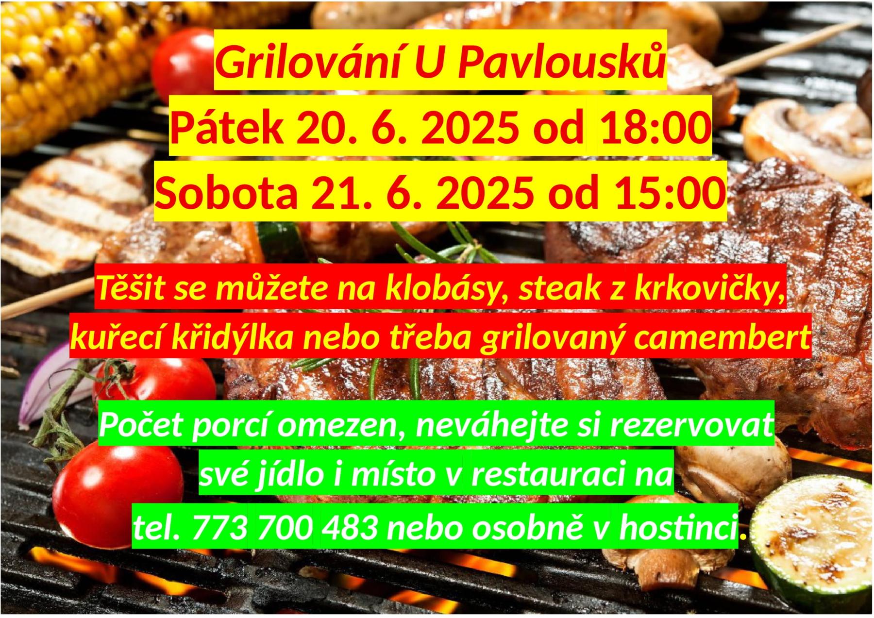 Grilování U Pavlousků