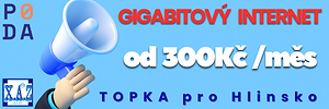 Gigabitový internet pro domácnosti v Hlinsku