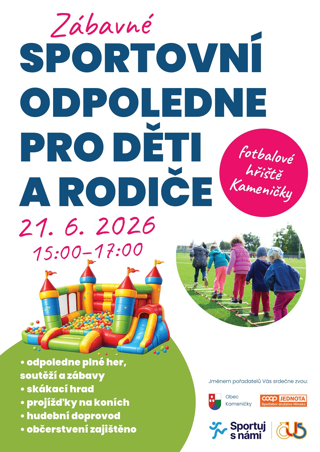 Zábavné sportovní odpoledne Kameničky