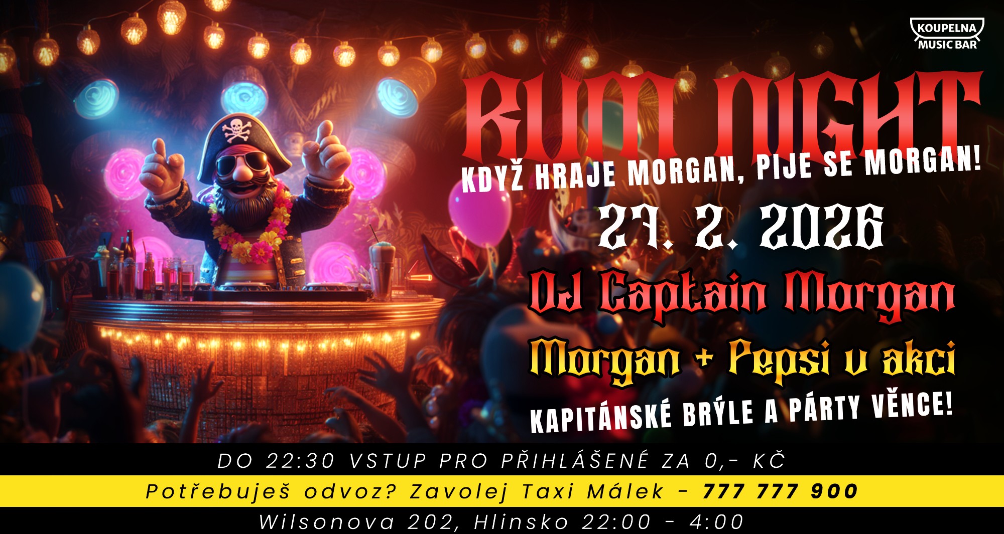 RUM NIGHT - DJ Captain Morgan