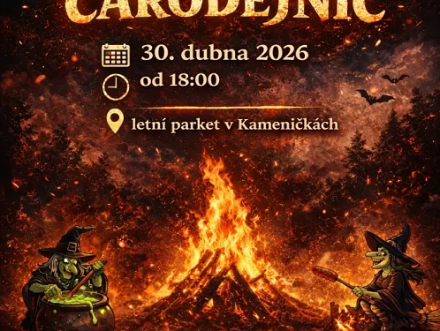 SDH Kameničky zve na tradiční pálení čarodějnic na letním parketě
