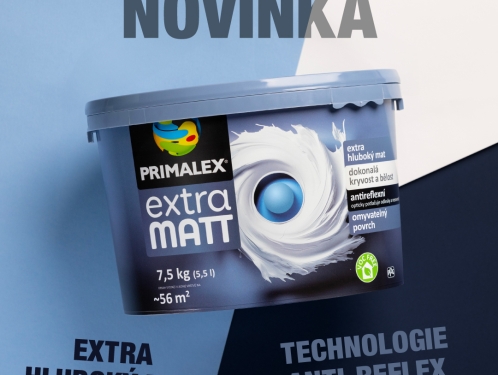 Dům barev Hlinsko představuje novinku PRIMALEX EXTRA MATT