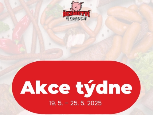 Akční leták Řeznictví U Švandů platný od 19. 5. do 25. 5. 2025