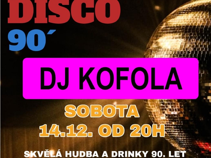 DJ KOFOLA vystoupí 14.12. v hlinecké Orlovně