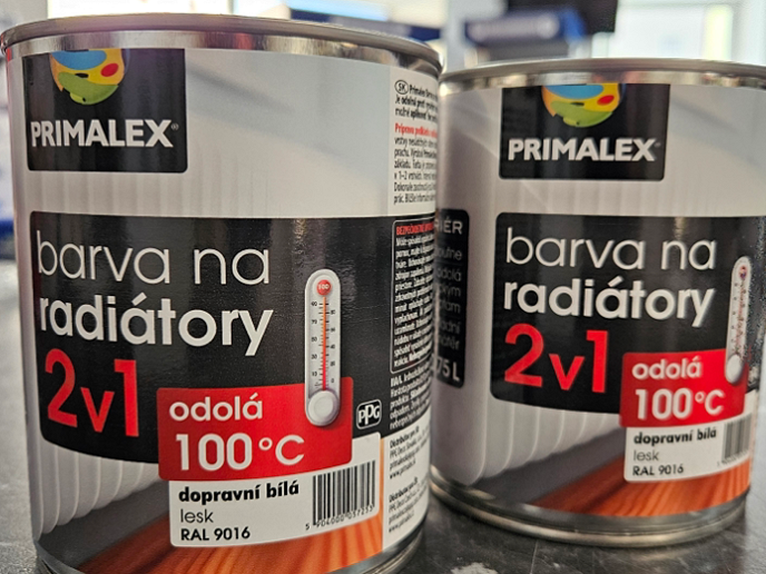 Primalex Barva na radiátory: Speciální nátěr s vysokým leskem a odolností