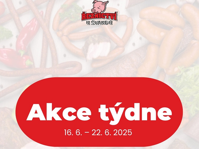 Akční leták Řeznictví U Švandů platný od 16. 6. do 22. 6. 2025
