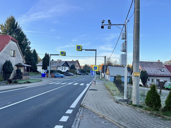 V Chlumu začne fungovat úsekové měření rychlosti, původní radar bude v Blatně