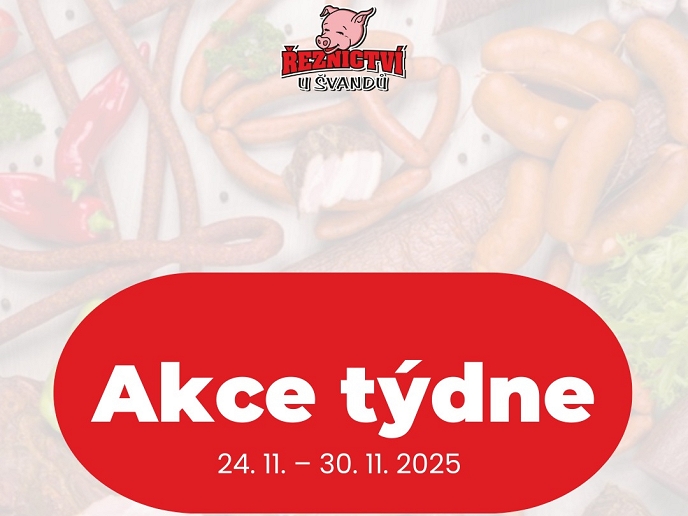 Akční leták Řeznictví U Švandů platný od 24. 11. do 30. 11. 2025