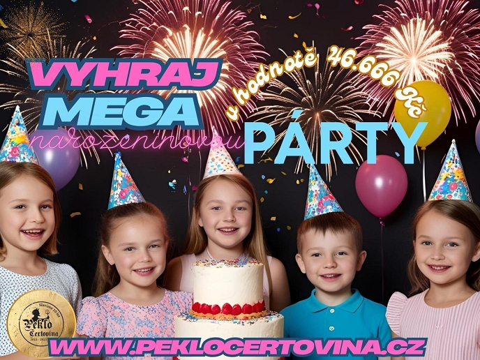 Peklo Čertovina slaví 10 let – Vyhrajte narozeninovou párty snů pro své dítě!
