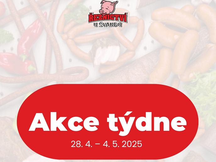 Akční leták Řeznictví U Švandů platný od 28. 4. do 4. 5. 2025