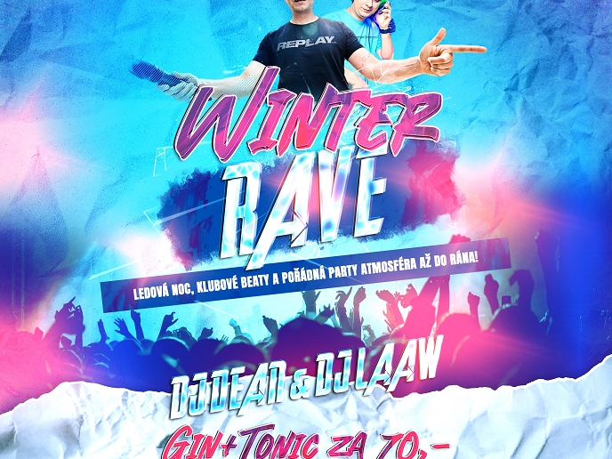 WINTER RAVE / DJ DEAN & DJ LAAW V KOUPELNA MUSIC BAR