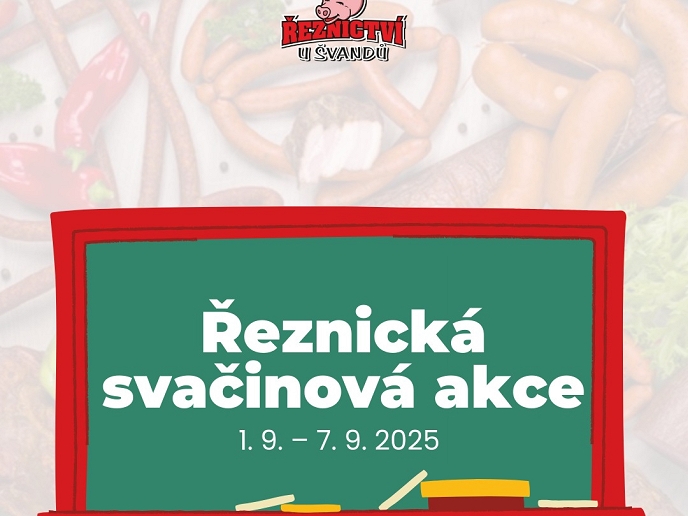 Akční leták Řeznictví U Švandů platný od 1. 9. do 7. 9. 2025