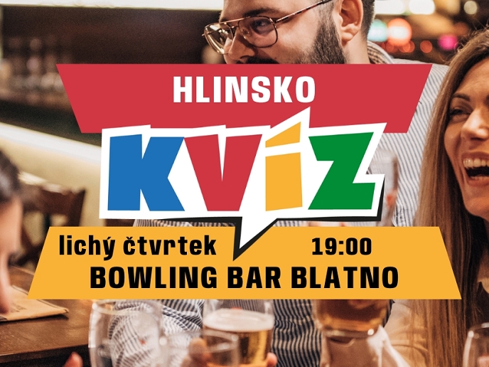 Bowling Bar Blatno zve na první kolo Chytrého kvízu a pizzu zdarma pro každý přihlášený tým