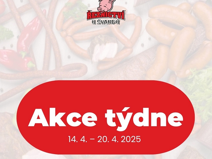 Akční leták Řeznictví U Švandů platný od 14. 4. do 20. 4. 2025