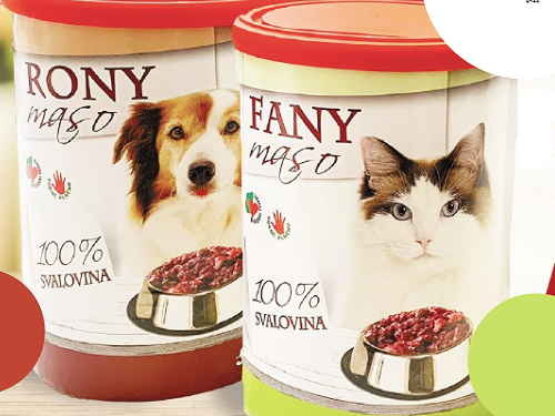 Konzervy RONY? 100 % jemně krájené svaloviny