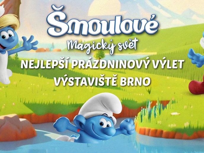 Šmoulové Brno podpoří letní prázdninovou soutěž pro hlinecké děti!