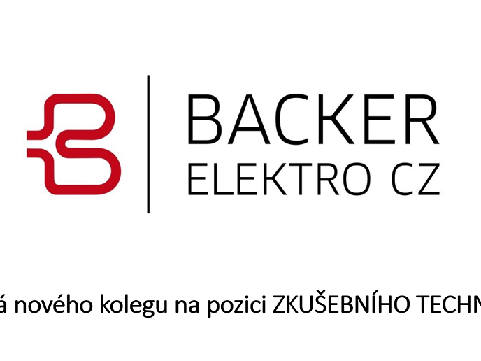 Naše společnost Backer Elektro CZ a.s. hledá nového kolegu na pozici ZKUŠEBNÍHO TECHNIKA