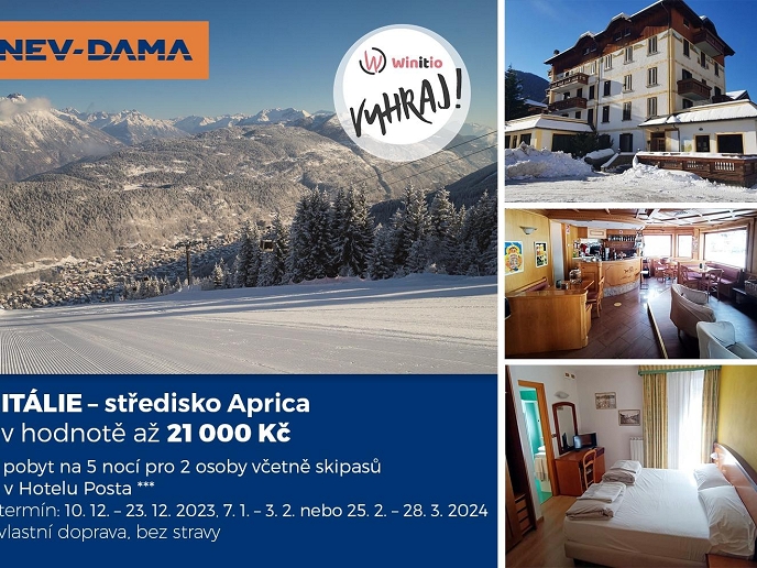 Soutěž o rodinnou lyžovačku v italských Dolomitech!