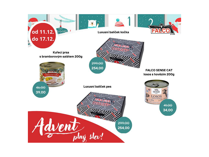 ADVENT PLNÝ SLEV VE FALCU!