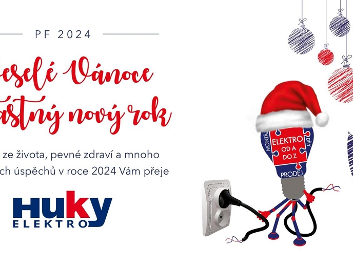 HUKY Elektro Vám přeje krásné svátky!