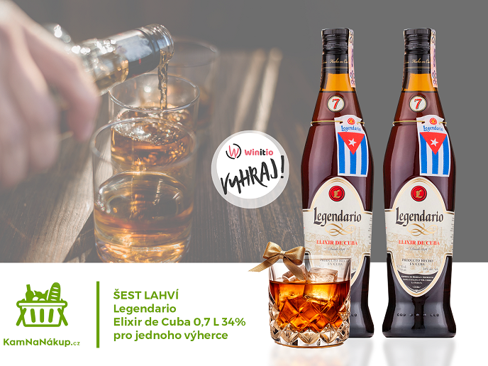 VYHRAJ šest lahví kubánského rumového likéru Legendario!