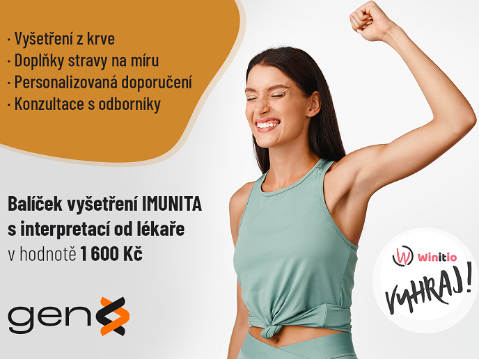 VYHRAJ balíček vyšetření IMUNITA od GenX!