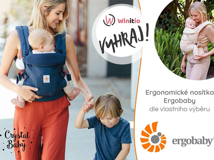 VYHRAJ ergonomické nosítko Ergobaby!