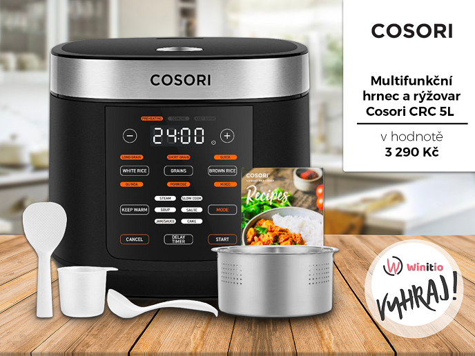 VYHRAJ multifunkční hrnec a rýžovar Cosori CRC 5L!