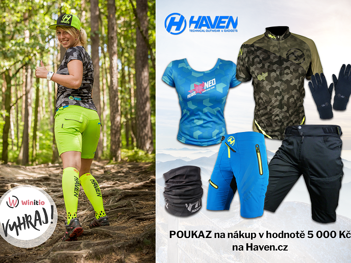 VYHRAJ poukaz v hodnotě 5000 Kč na nákup sportovních potřeb Haven.cz!
