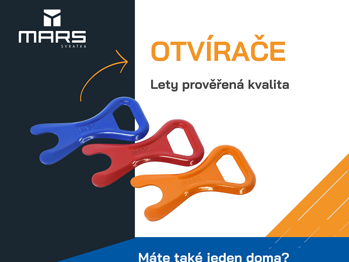 Získej slevu 20 % na vše s nesmrtelnými otvírači značky MARS Svratka