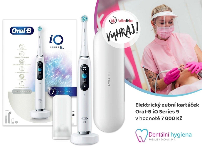 VYHRAJ elektrický zubní kartáček Oral B iO9 v hodnotě 7000 korun!