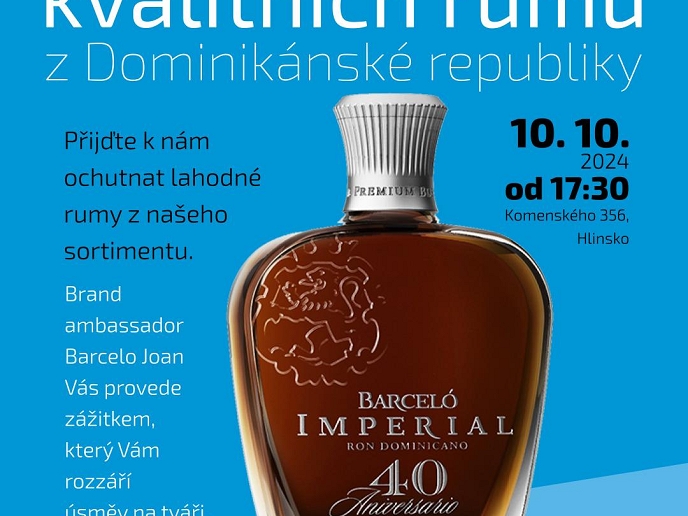 Degustace rumů Barcelo
