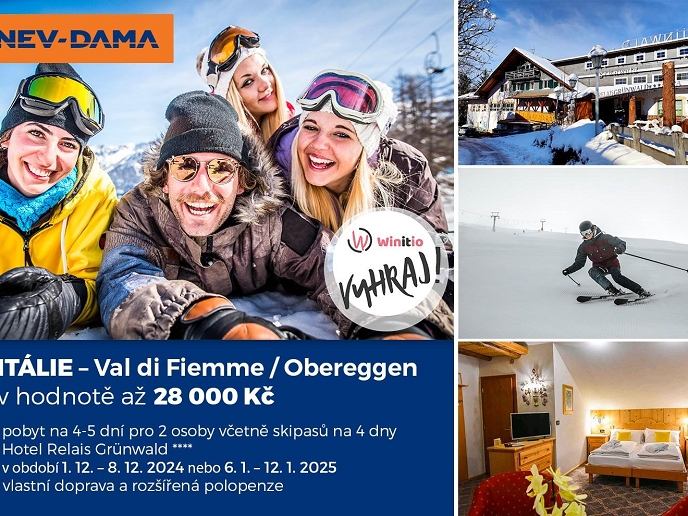 VYHRAJ luxusní zimní dovolenou v Itálii!