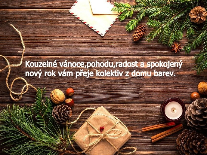 Kouzelné Vánoce přeje Dům Barev Hlinsko