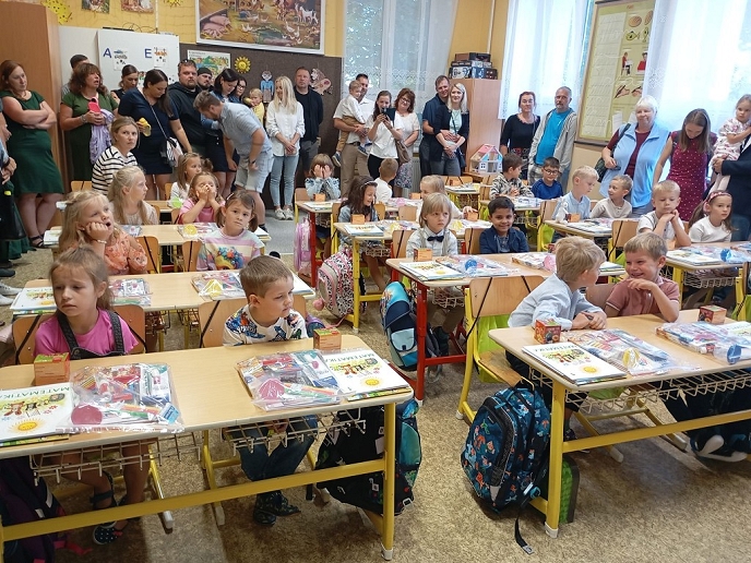 1. školní den na ZŠ Resslova