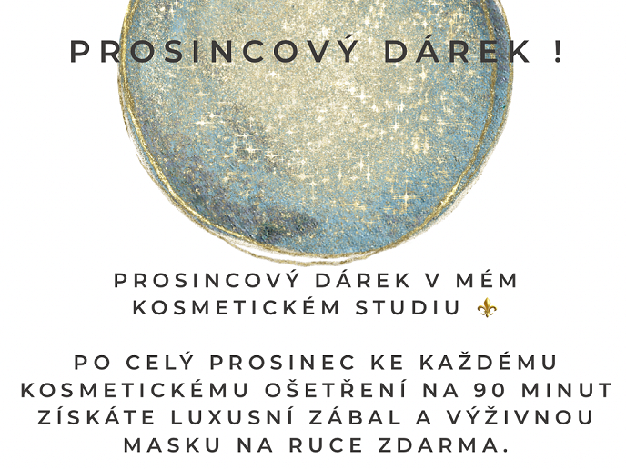 PROSINCOVÝ DÁREK v mém kosmetickém studiu