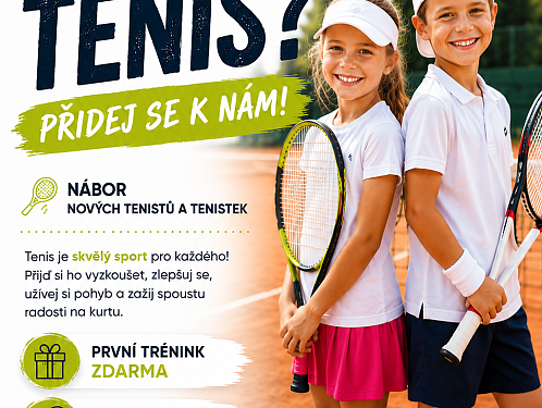 Tenisový klub Hlinsko pořádá nábor nových tenistů