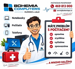BOHEMIA COMPUTERS - počítače, notebooky, telefony, servis, internet