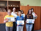 Obrázky dětí z Resslovky v kalendáři Hlinska