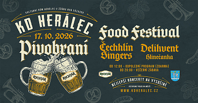 Pivobraní & foodfest v KD Herálec: pivo, dobré jídlo a hudba až do noci