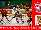 Kam za sportem? Dnes hokejová liga mužů HC Hlinsko vs. Spartak Polička
