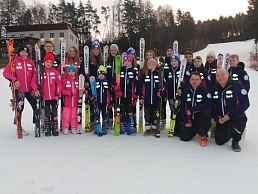 Závodní team Ski klubu Hlinsko