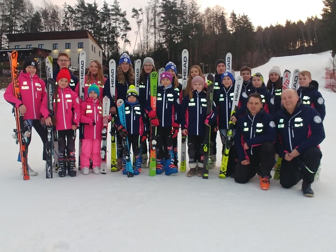 Závodní team Ski klubu Hlinsko