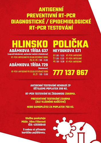 Odběrová místa Hlinsko