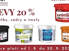 V prodejně REPROF nyní nakoupíte Interiérové barvy za akční ceny